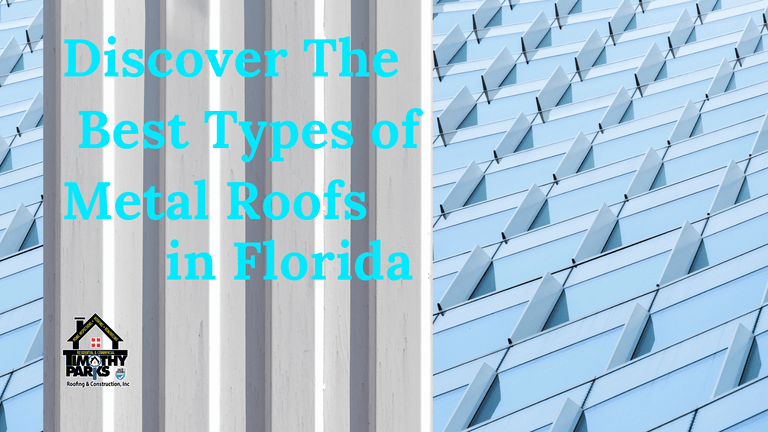 Types of metal roofs suited for Florida's weather conditions