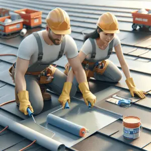 Flat roof repair simplified Step by step instructions