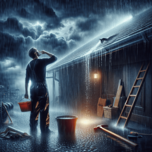 How to fix roof leaks in heavy rain