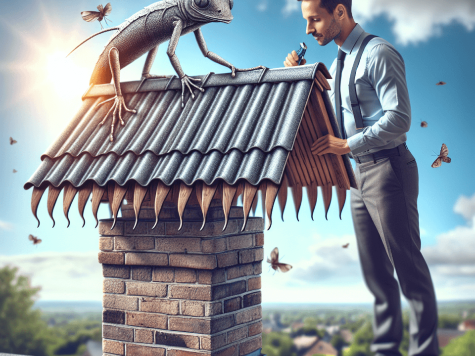 What is a roof cricket and its purpose for chimneys