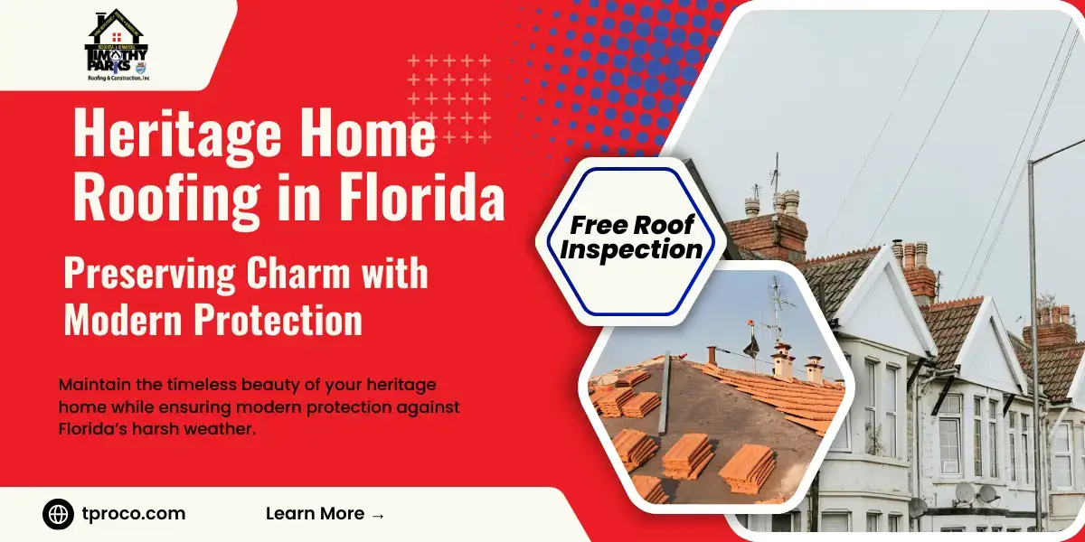 A beautifully preserved Florida heritage home featuring a historically accurate yet modernized roof.