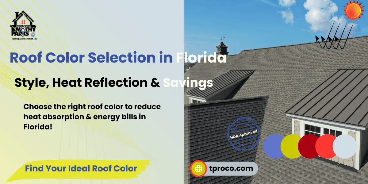 A modern Florida house featuring a reflective, pale roof that reduces heat absorption - Timothy Parks Roofing & Construction Inc A modern Florida house featuring a reflective, pale roof that reduces heat absorption.
