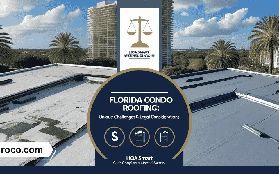 Florida condo building with a fully restored, code-compliant roof installed through HOA collective agreement.