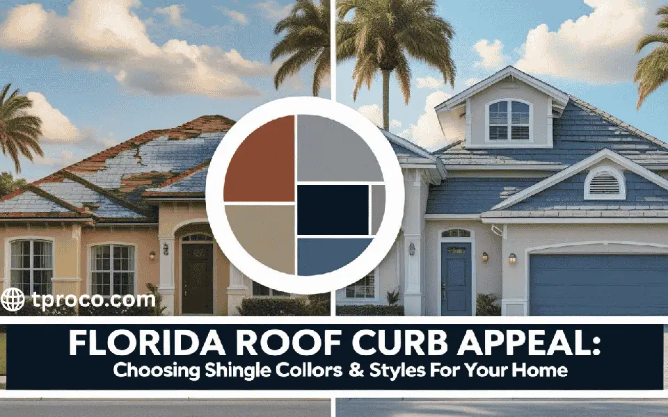 Florida home after shingle upgrade, now showcasing coordinated architectural shingles that enhance the home’s exterior appeal.